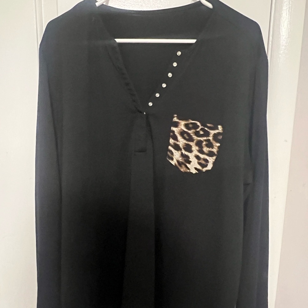 Black Long Sleeve Top